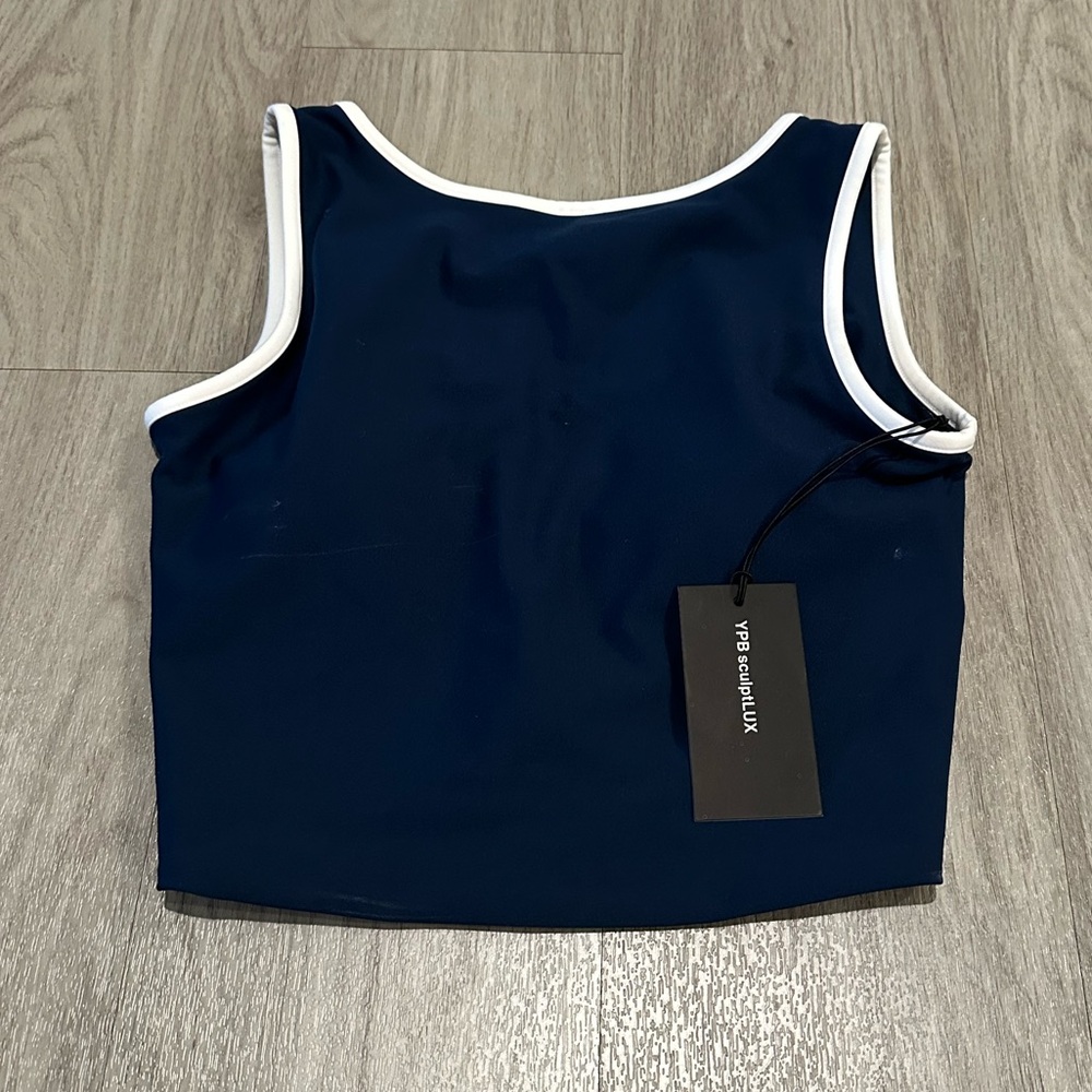 Abercrombie & Fitch YPB Navy Blue Athletic top